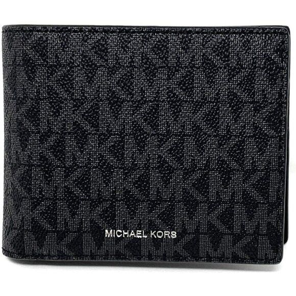 Michael Kors Men's Cooper Billfold with Passcase Wallet (Black) - Picture 4 of 10